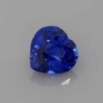 1.26ct Heart Blue Sapphire, view 1