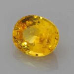 3.32ct Oval Yellow Sapphire, view 2