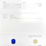 Cushion Blue Sapphire, view 3