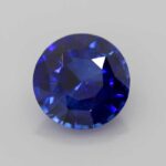 Round Blue Sapphire, view 1