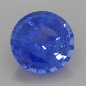 4.37ct Round Blue Sapphire