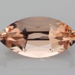 9.77ct Marquise Peach Morganite, view 1