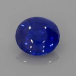 Oval Blue Sapphire, view 1