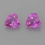 Heart Pink Sapphire, view 1