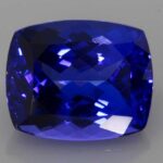 Cushion Tanzanite, view 1