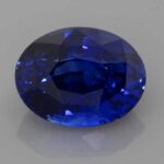 5.06ct Oval Blue Sapphire, view 1