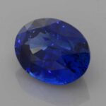 5.06ct Oval Blue Sapphire, view 2