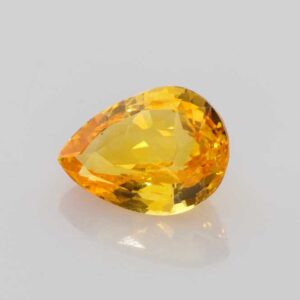 2.02ct Pear Yellow Sapphire