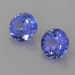 Round Tanzanite, view 2