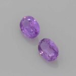 0.605ct Oval Purple Sapphire, view 2