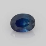 Oval Blue Sapphire, view 1