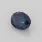 Oval Blue Sapphire, view 2