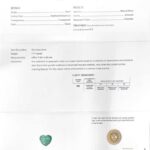 1.11ct Heart Emerald, view 3
