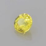 0.917ct Round Yellow Sapphire, view 2