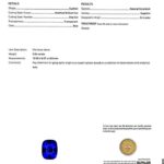 5.06ct Cushion Blue Sapphire, view 3