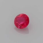 0.434ct Round Ruby, view 2