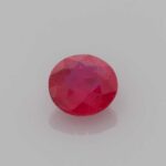 0.578ct Round Ruby, view 1