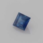 0.41ct Square Blue Sapphire, view 2