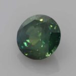 4.02ct Round Teal Sapphire, view 2
