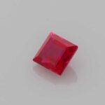 0.38ct Square Ruby, view 2