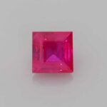 0.56ct Square Ruby, view 1