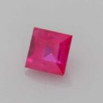 0.56ct Square Ruby, view 2