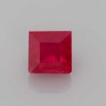 0.567ct Square Ruby, view 1