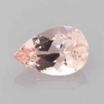 1.15ct Pear Peach Morganite, view 1