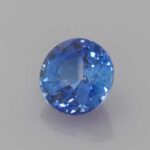 Round Blue Sapphire, view 2