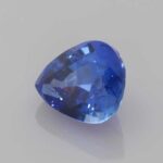 1.16ct Pear Blue Sapphire, view 2