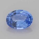 Oval Blue Sapphire, view 1