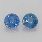 Round Blue Sapphire, view 1