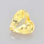 2.07ct Heart Yellow Sapphire, view 1