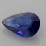 1.68ct Pear Blue Sapphire, view 2