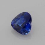 1.35ct Heart Blue Sapphire, view 2