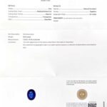 8.69ct Oval Blue Sapphire, view 3