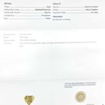 2.07ct Heart Yellow Sapphire, view 3