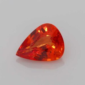 2.19ct Pear Orange Sapphire