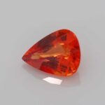 2.19ct Pear Orange Sapphire, view 2