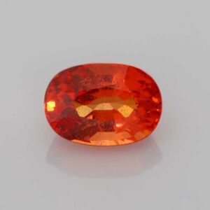 2.68ct Oval Orange Sapphire