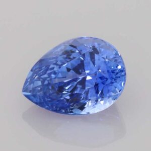 2.67ct Pear Blue Sapphire