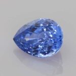 2.67ct Pear Blue Sapphire, view 2