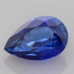 2.05ct Pear Blue Sapphire, view 1