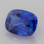 1.57ct Cushion Blue Sapphire, view 2