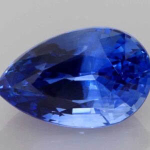 2.44ct Pear Blue Sapphire