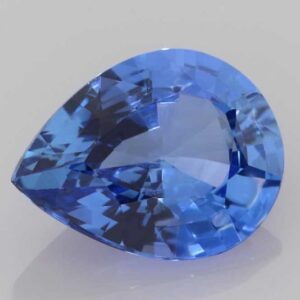 2.06ct Pear Blue Sapphire
