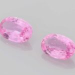 Oval Pink Sapphire, view 2