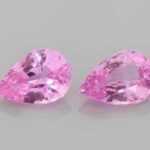 0.78ct Pear Pink Sapphire, view 1