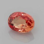 1.24ct Oval Padparadscha Sapphire, view 2