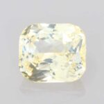 10.14ct Cushion Yellow Sapphire, view 1